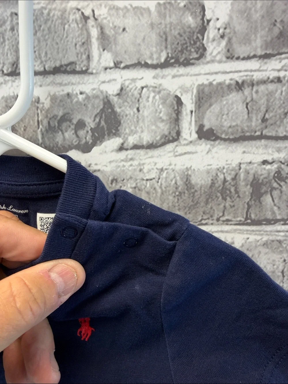Ralph Lauren Navy Tee‎ with Red Polo Pony - Kids